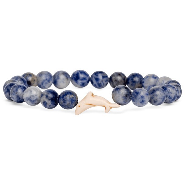 Fahlo Dolphin Odyssey Coastal Blue Tracking Bracelet _New w/ Tracking Card