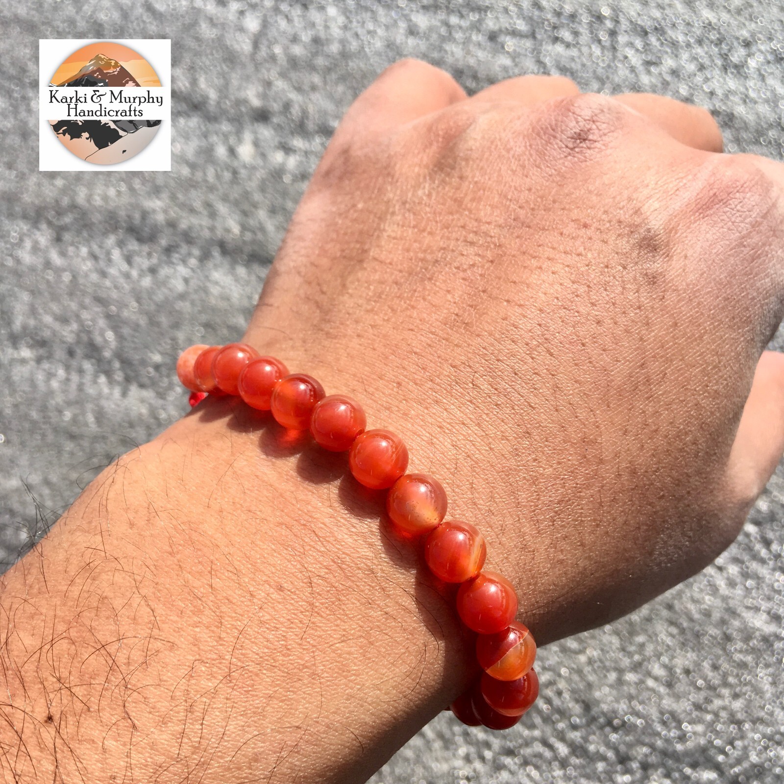 Natural Gemstones Beaded Unisex Bracelet. Pack OF 10 Piece Adjustable Bracelets