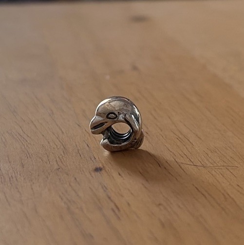 Authentic Pandora Sterling Silver Dolphin Charm 925 ALE