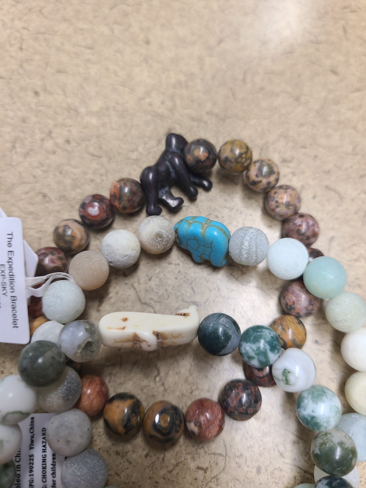 Lot of 3 Fahlo Bracelets No Tracking Cards 100910