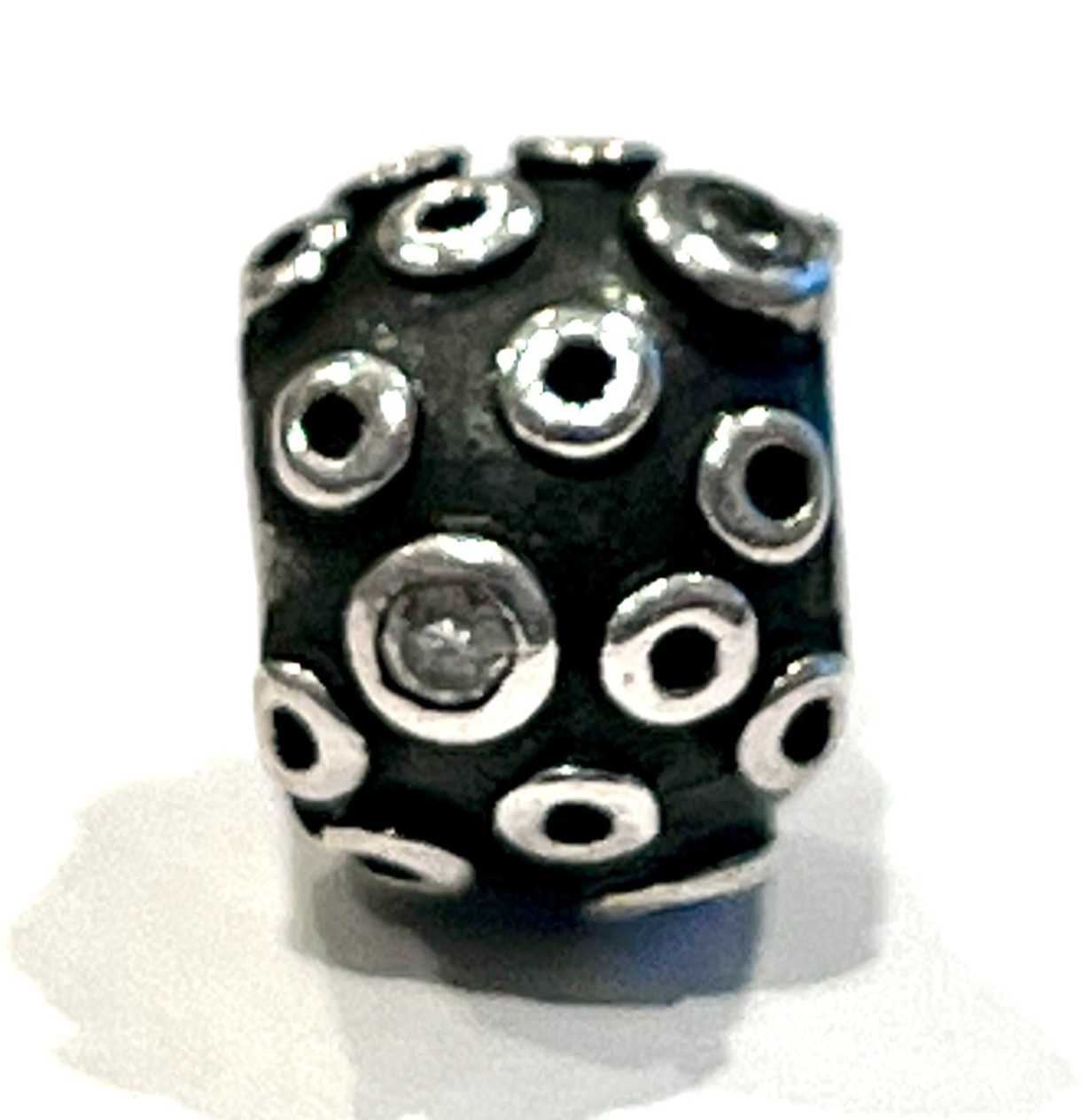PANDORA 790236CZ Mars Clear CZ Charm Sterling Silver Stamp ALE 925- RETIRED