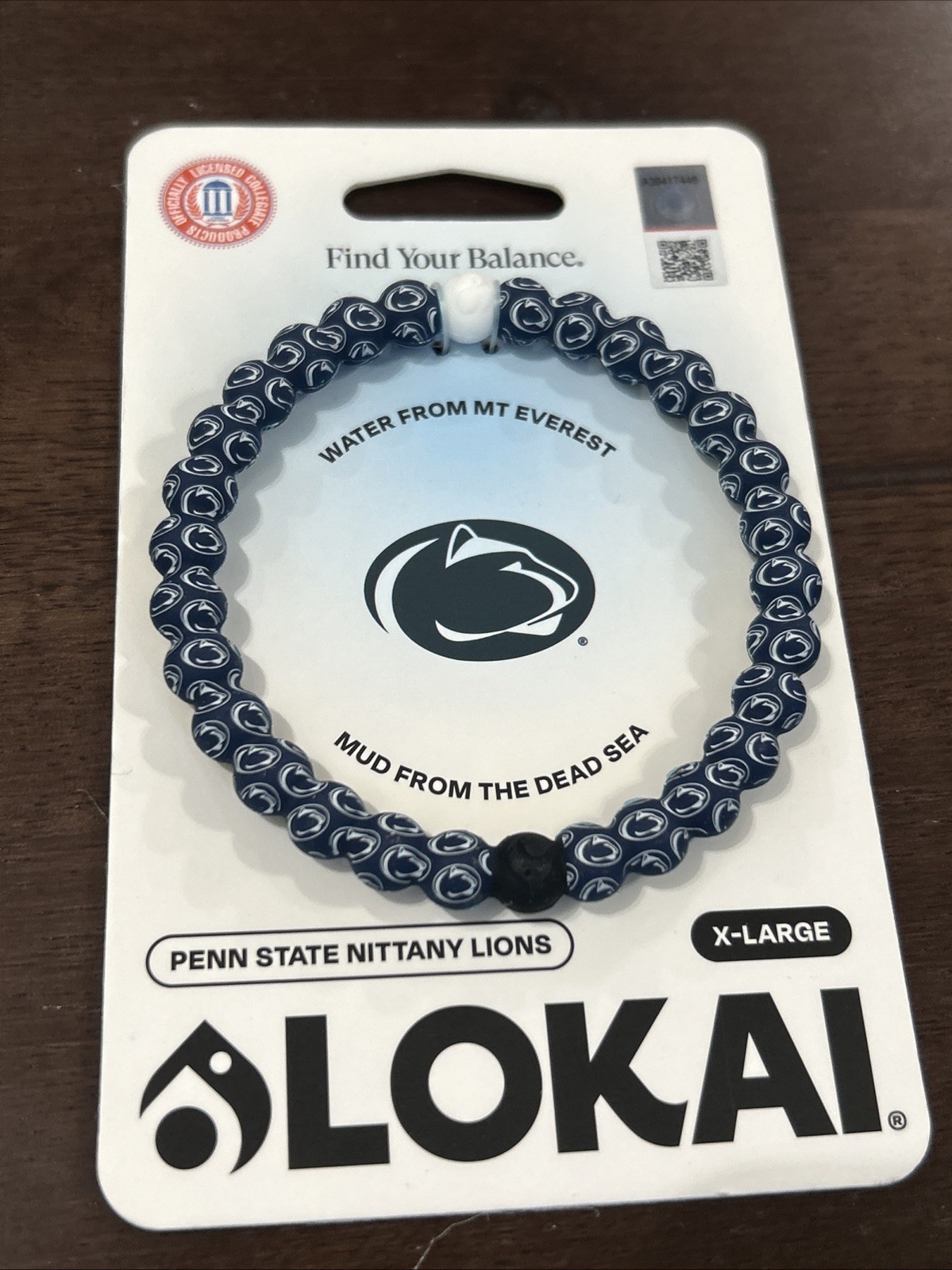 X-Large Penn State Nittany Lions LOKAI BRACELET Brand New