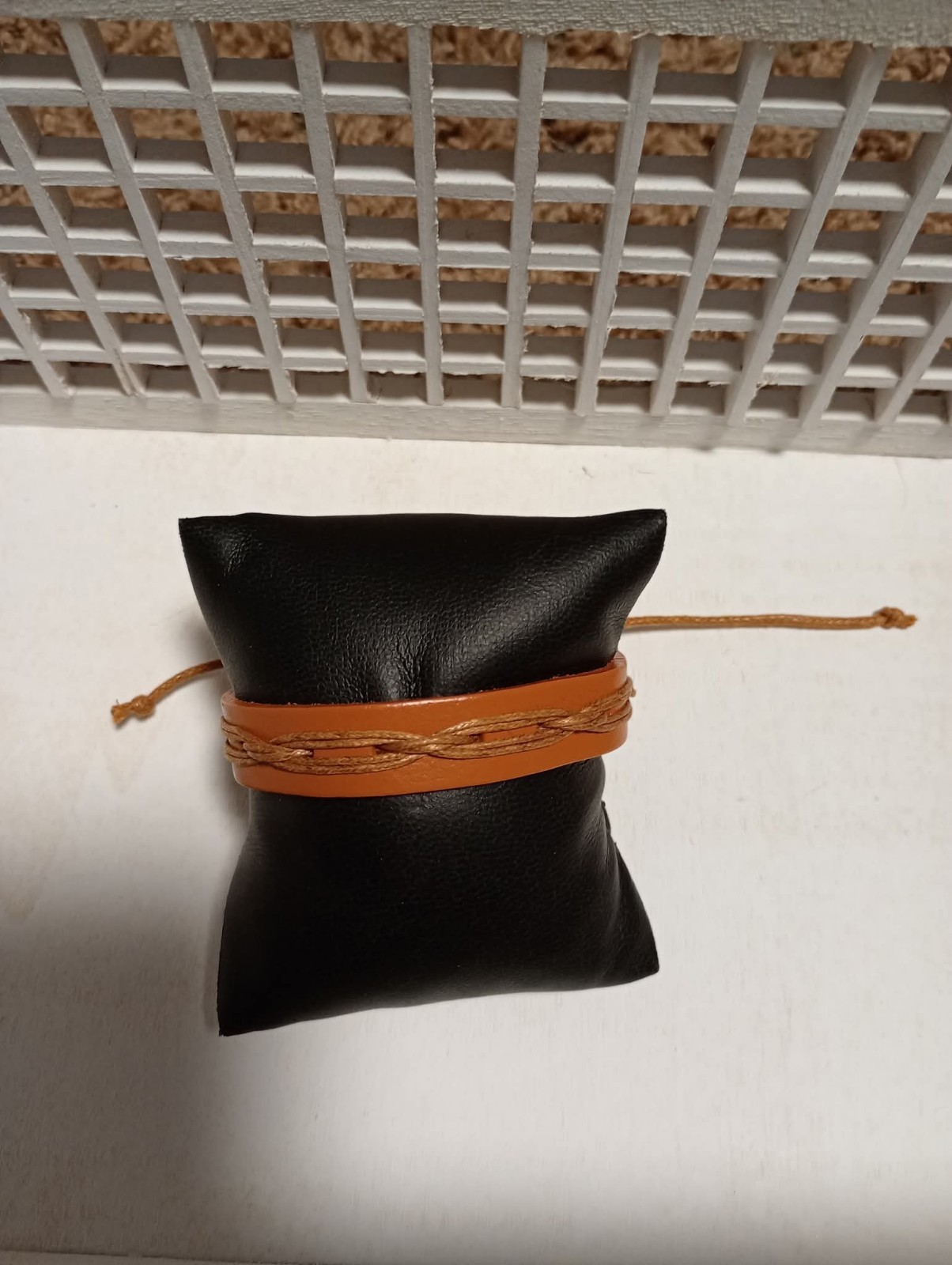Paparazzi Brown Leather Cord Braided Wrap Adjustable Tie Male Bracelet