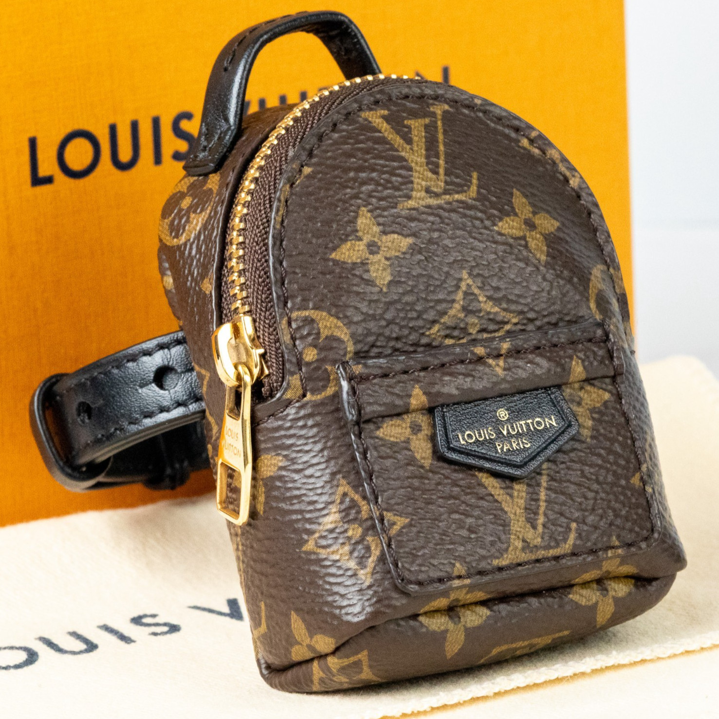 LOUIS VUITTON Bracelet Party Palm Springs M6563A Monogram Backpack Auth [S]