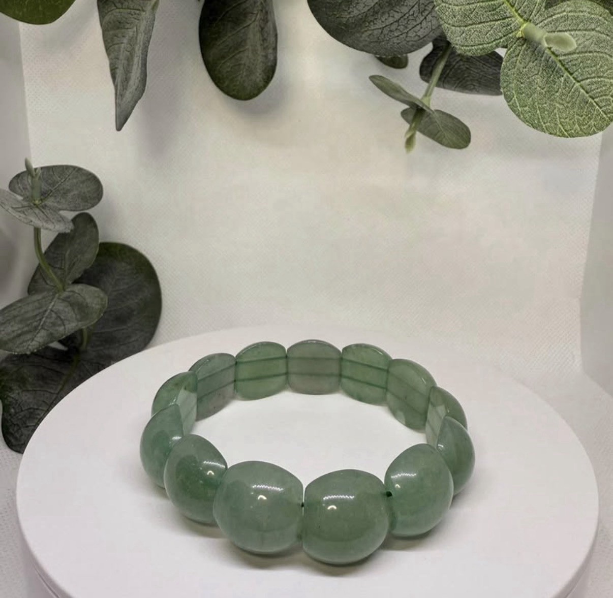 Aventurine Green Soft Bangle 16MM
