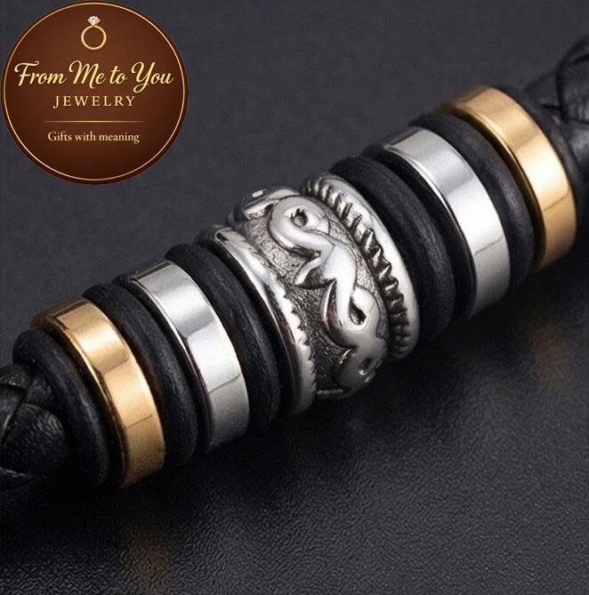 To My Son Gift for Son Bracelet Love from Mom, Dad Forever Birthday, Graduation