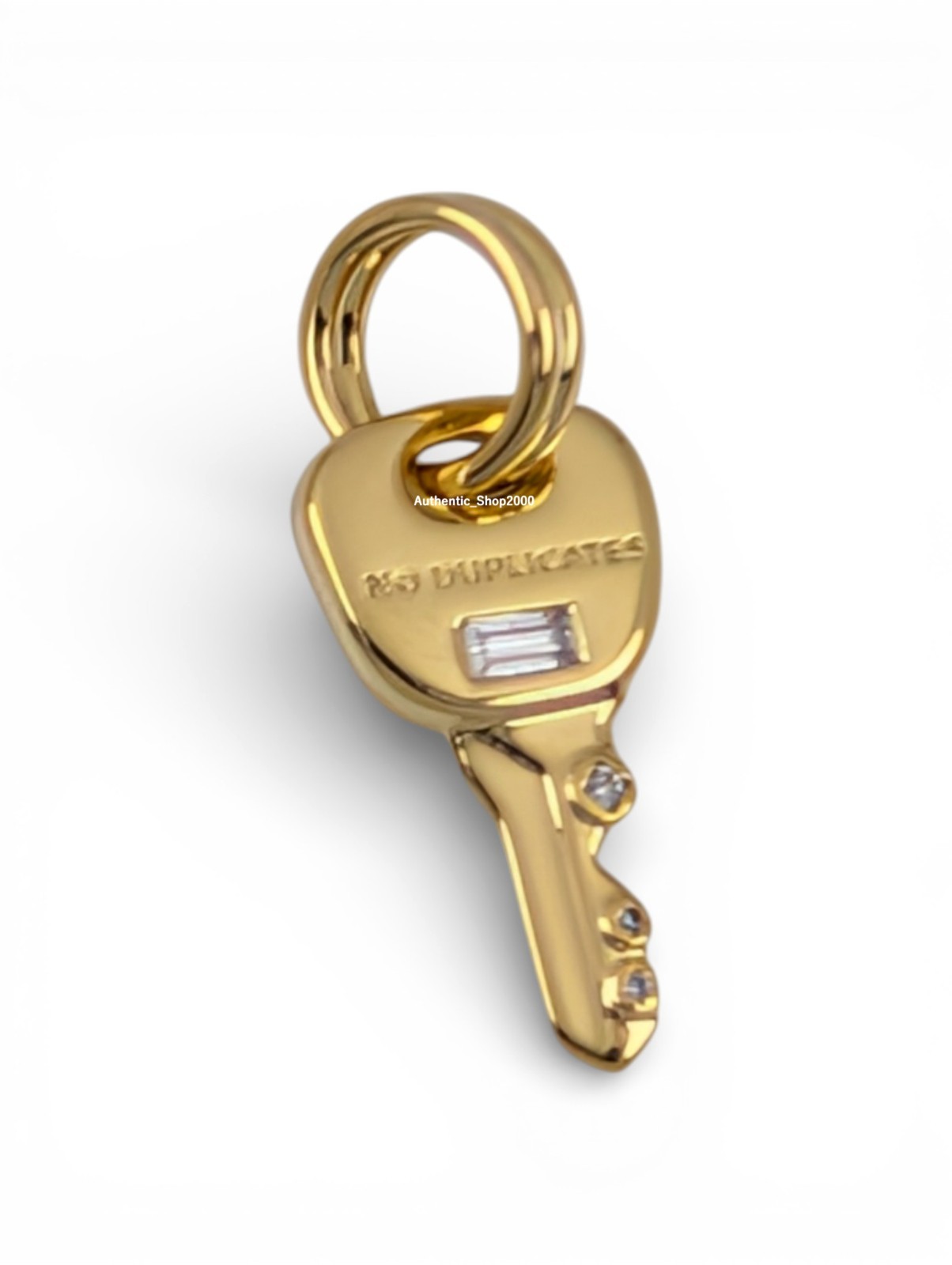 New 100% Authentic PANDORA 14k Gold Pl NO DUPLICATES Key Dangle Charm 764347C01