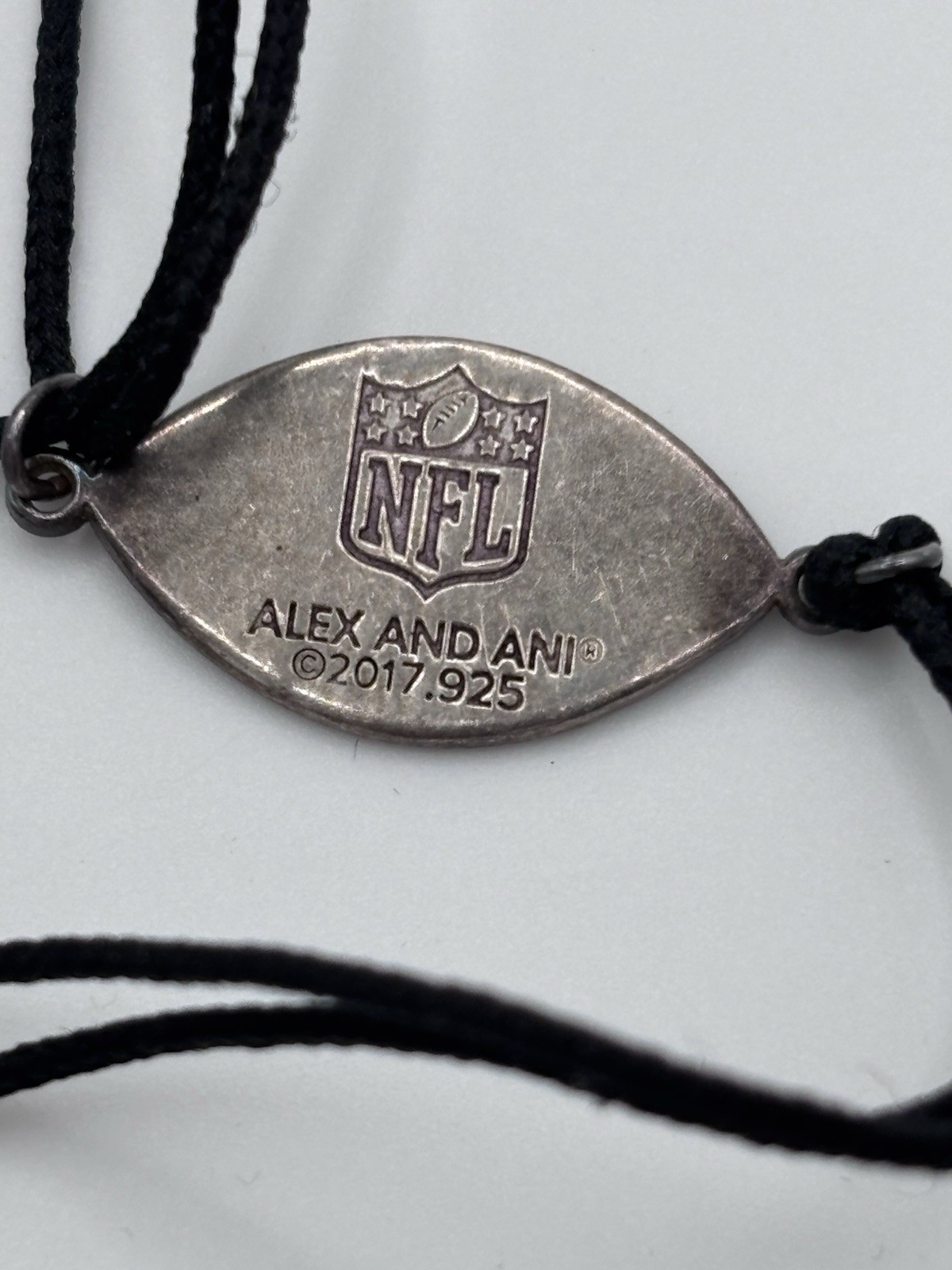 Alex and Ani New England Patriots NFL Sterling Silver Kindred Cord Bracelet