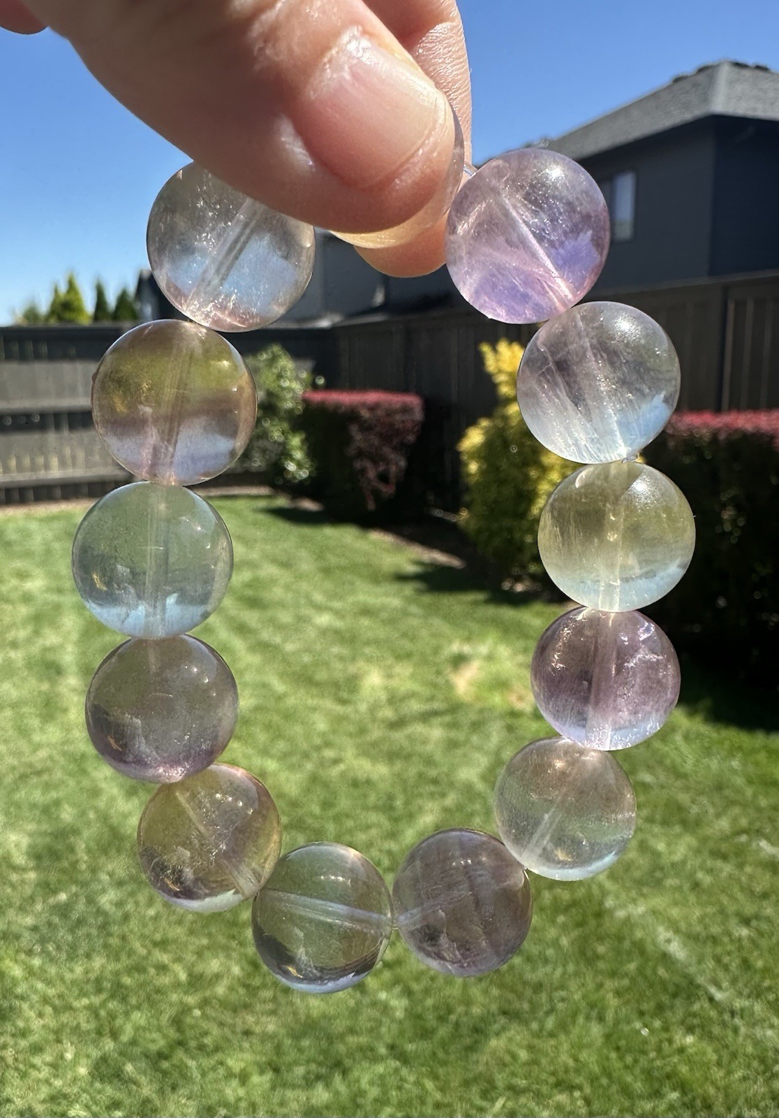 16mm+ Candy Fluorite Bracelet