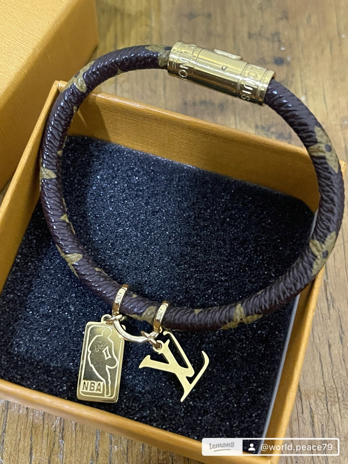 Louis Vuitton x NBA Hang It Leather Bracelet