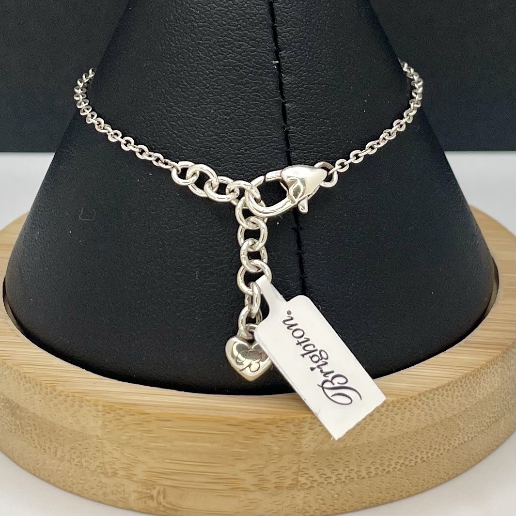 NWT Brighton Starry Night Bar Bracelet Silver Tone Clear Crystal Open Rectangle