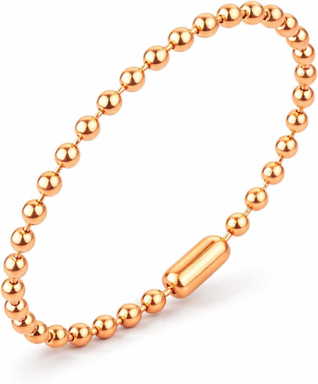 Pure Copper Bracelet for Men and Women – Natural Wellness Jewelry – Single or Do