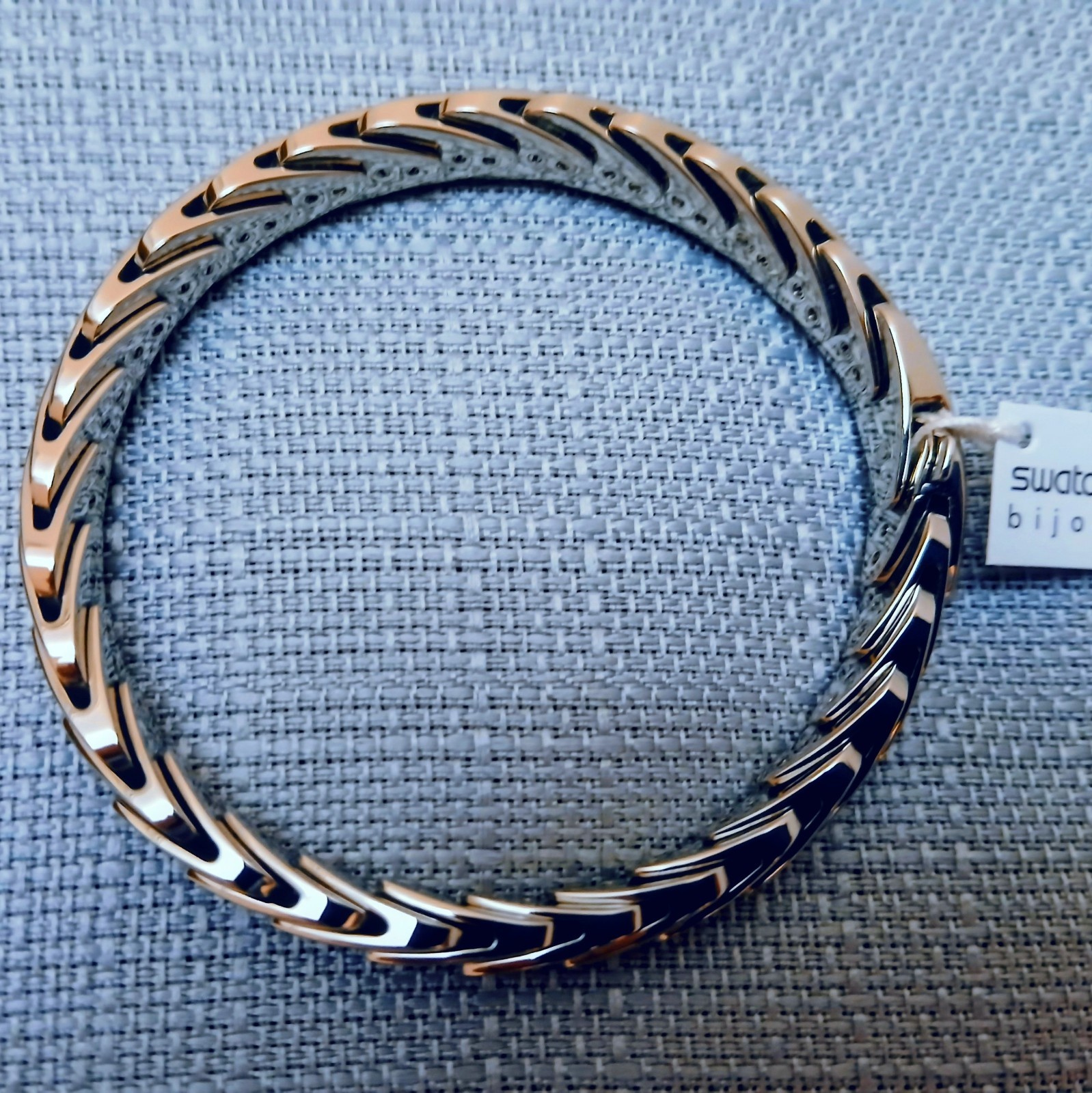 💎Rare💎 Swatch Bijoux Stainless Steel Snake Scales Heavy Bracelet – Women / Men
