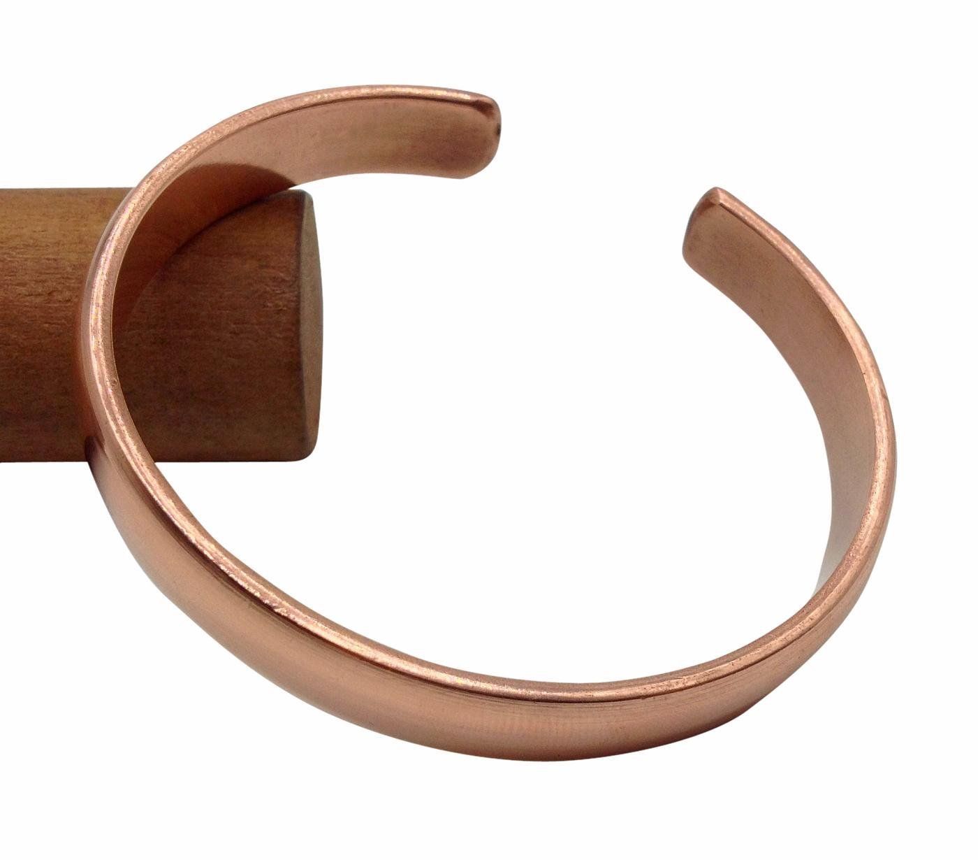 8 Inches Hand Forged 100% Pure Copper Bracelet. Solid Copper Arthritis Bracelet.