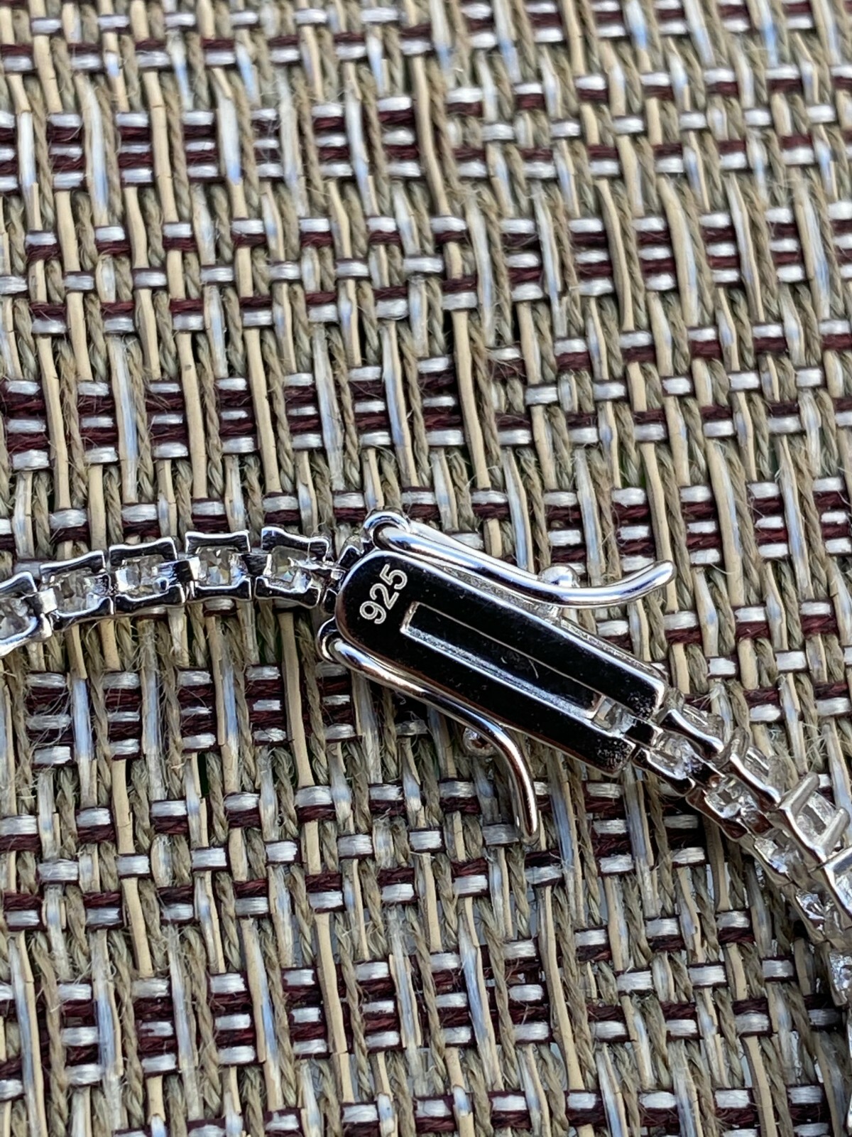 Pulsera TENNIS De Plata De Ley 925 2mm Diamantes Simulados Mujer/Hombre Hip Hop
