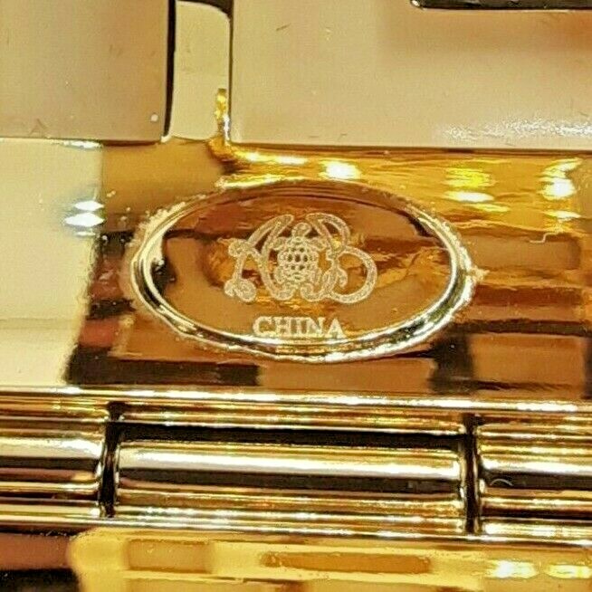 HSN Vintage Princess Amanda Charisma Club Art Deco Faux Ivory Cuff Bracelet