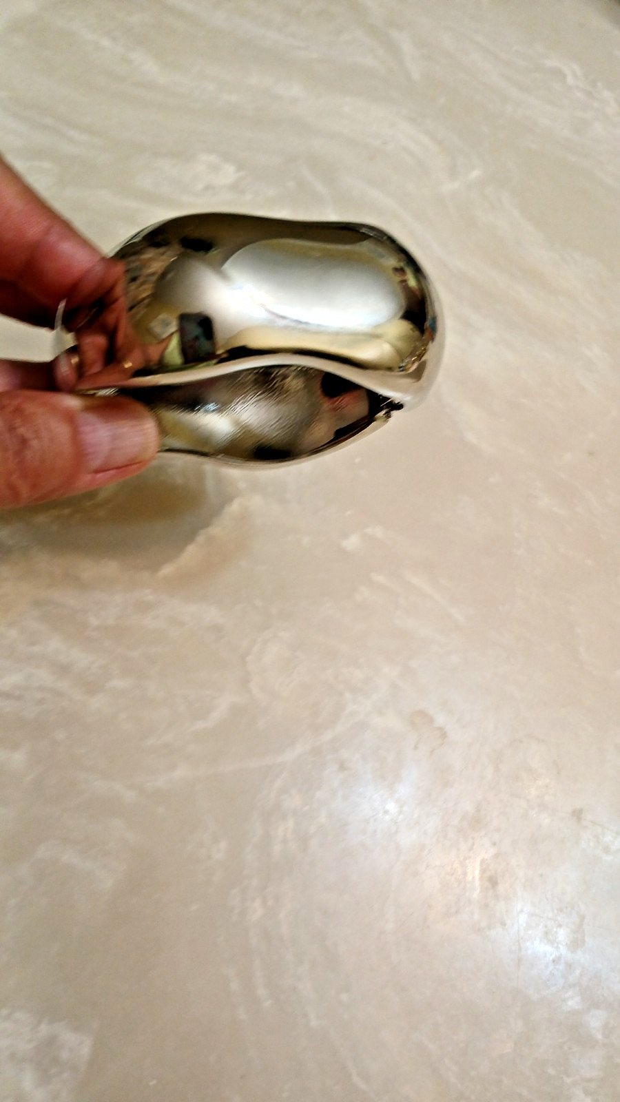 womens silver cuff bracelet new without tags hinge clasp