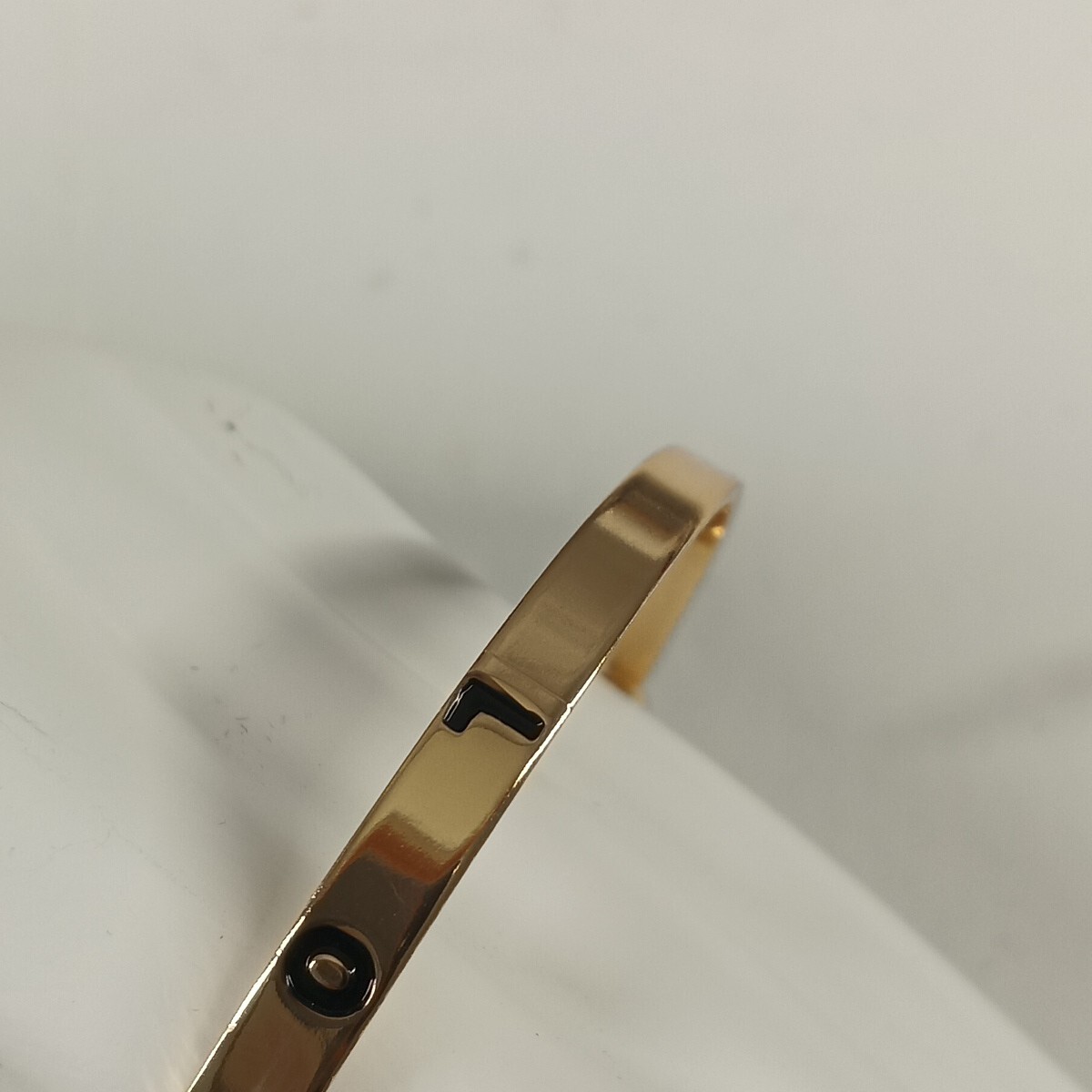Women’s “Love” Cuff Bracelet One Size Brass Plated Gold Jewelry