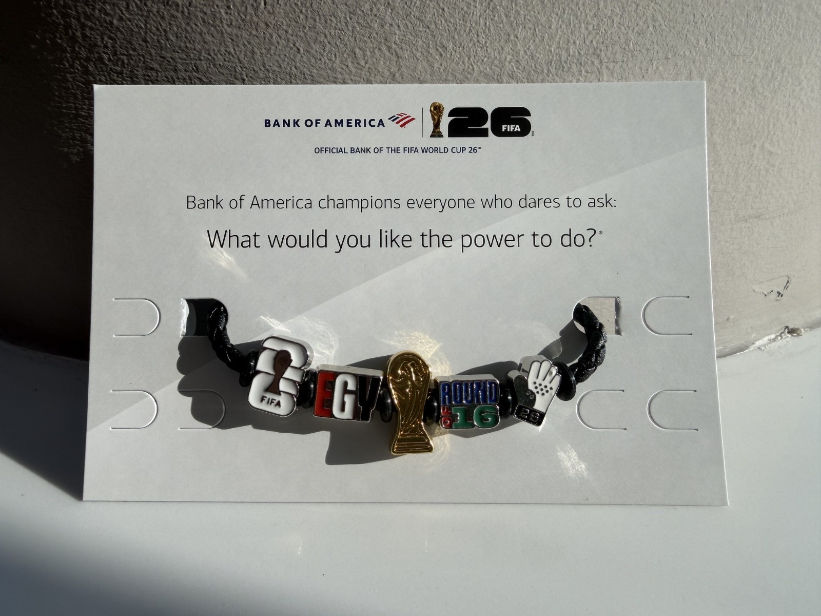 FIFA 2026 World Cup Bracelet Game Day Charms – EGYPT – Collectible