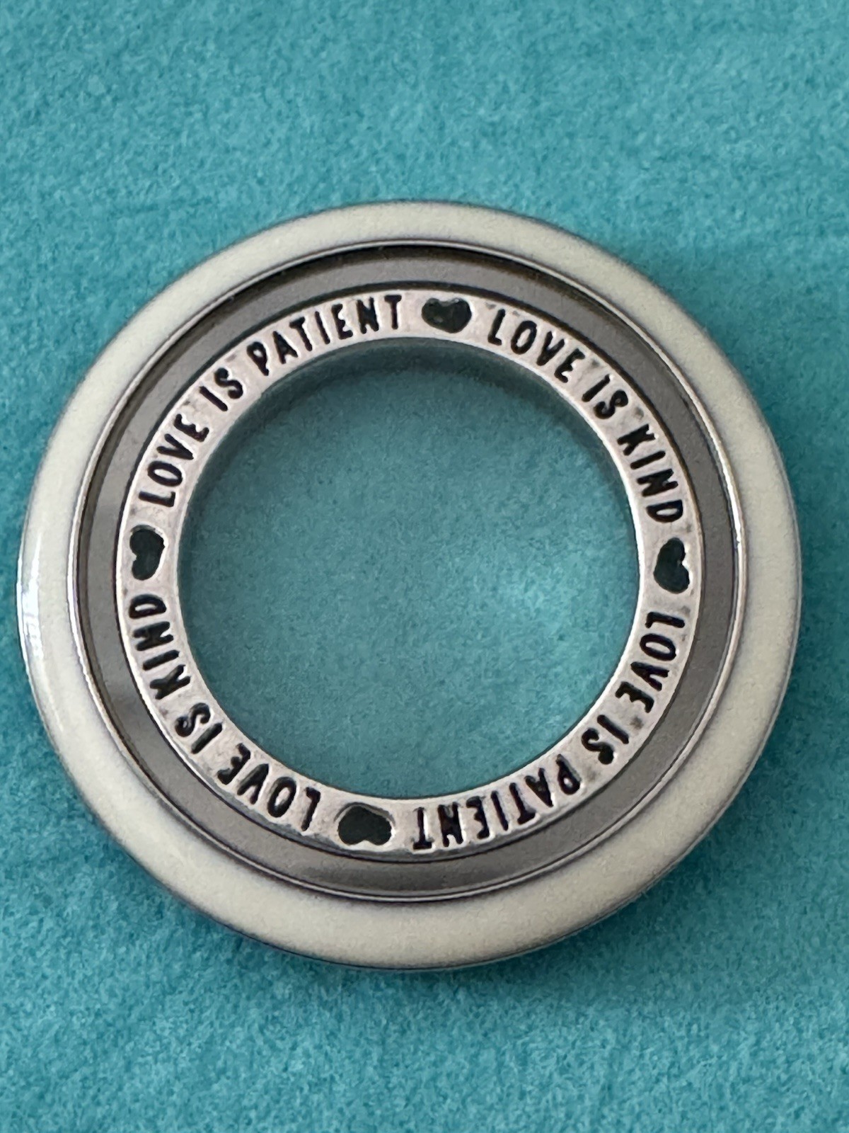 Origami Owl Love Is Patient Live Is Kind Window Frame for Large Locket