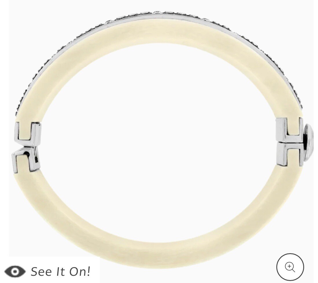 Brighton Ivory FREE SPIRIT Hinged Bangle JF756A MSRP $128 NWT