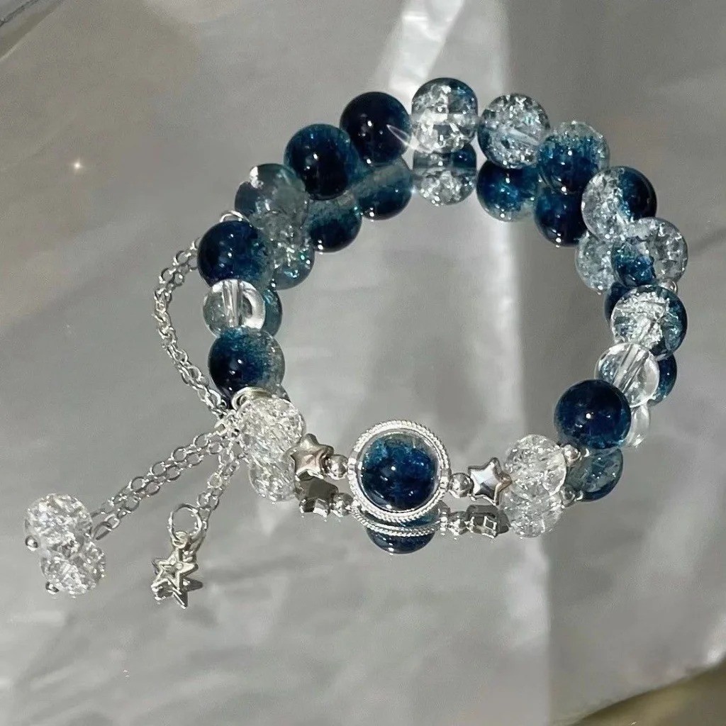 1pc Crystal Bracelet Minimalist Moonlight Natural Versatile Bracelet for Women