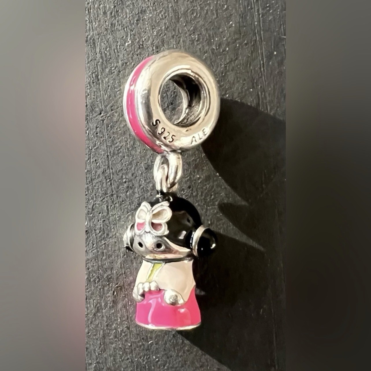 NEW GENUINE 925 Sterling Silver Pandora Korean Doll Dangle Charm 791387ENMX