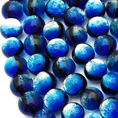 Okinawa Yonaguni Firefly Glass Beads 33 Pieces 0.5 inches (12 mm)