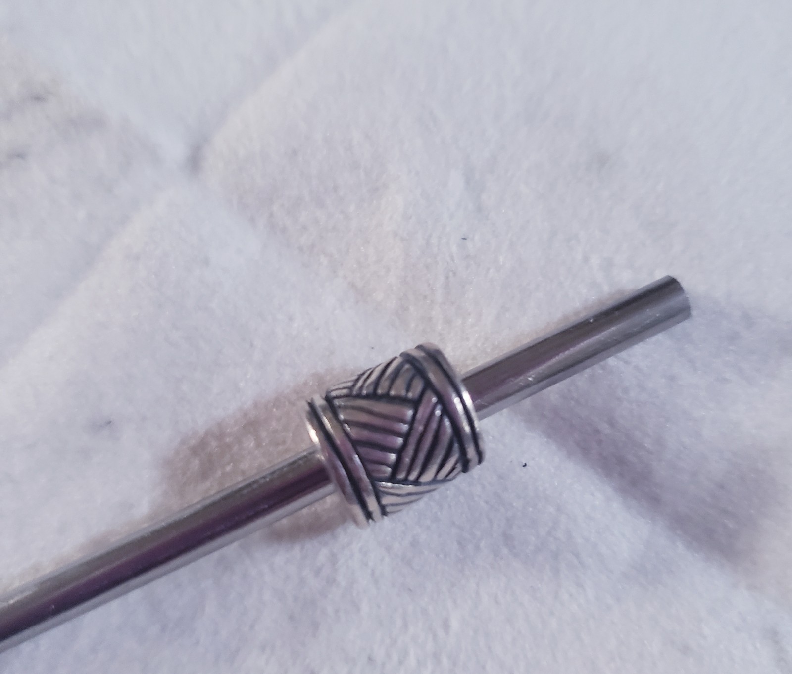 Gently Pre-owned Trollbeads World Tour South Africa Drum Beat .925 SterSilv Bead