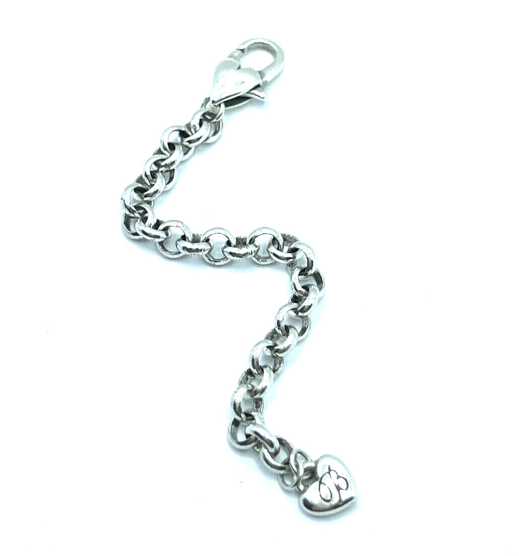 BRIGHTON Rolo SILVER EXTENDER For Bracelet/Necklace Sparkle Beautiful 4 inches