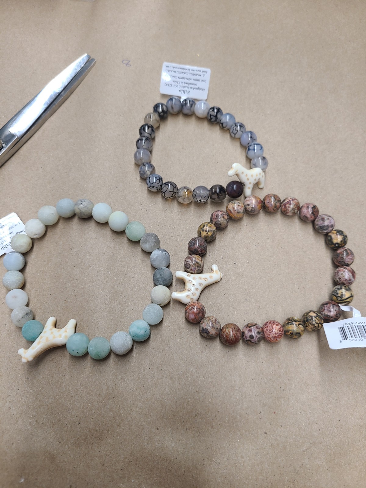 Lot Of 3 Fahlo Bracelets No Tracking Cards 100645