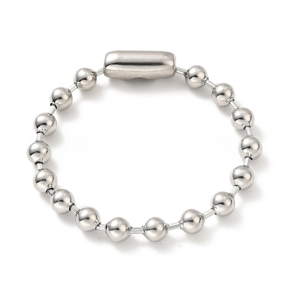 6″-10″ Stainless Steel Ball Chain Bead Bracelet Silver Gold 2/4/6/8/10mm P274