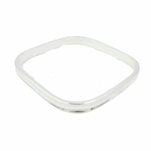 Square Rail Bangle Bracelet Size 7.75 Sterling Silver