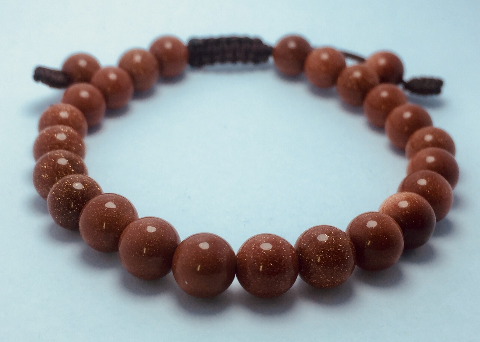 Natural Gemstones Beaded Unisex Bracelet. Pack OF 10 Piece Adjustable Bracelets