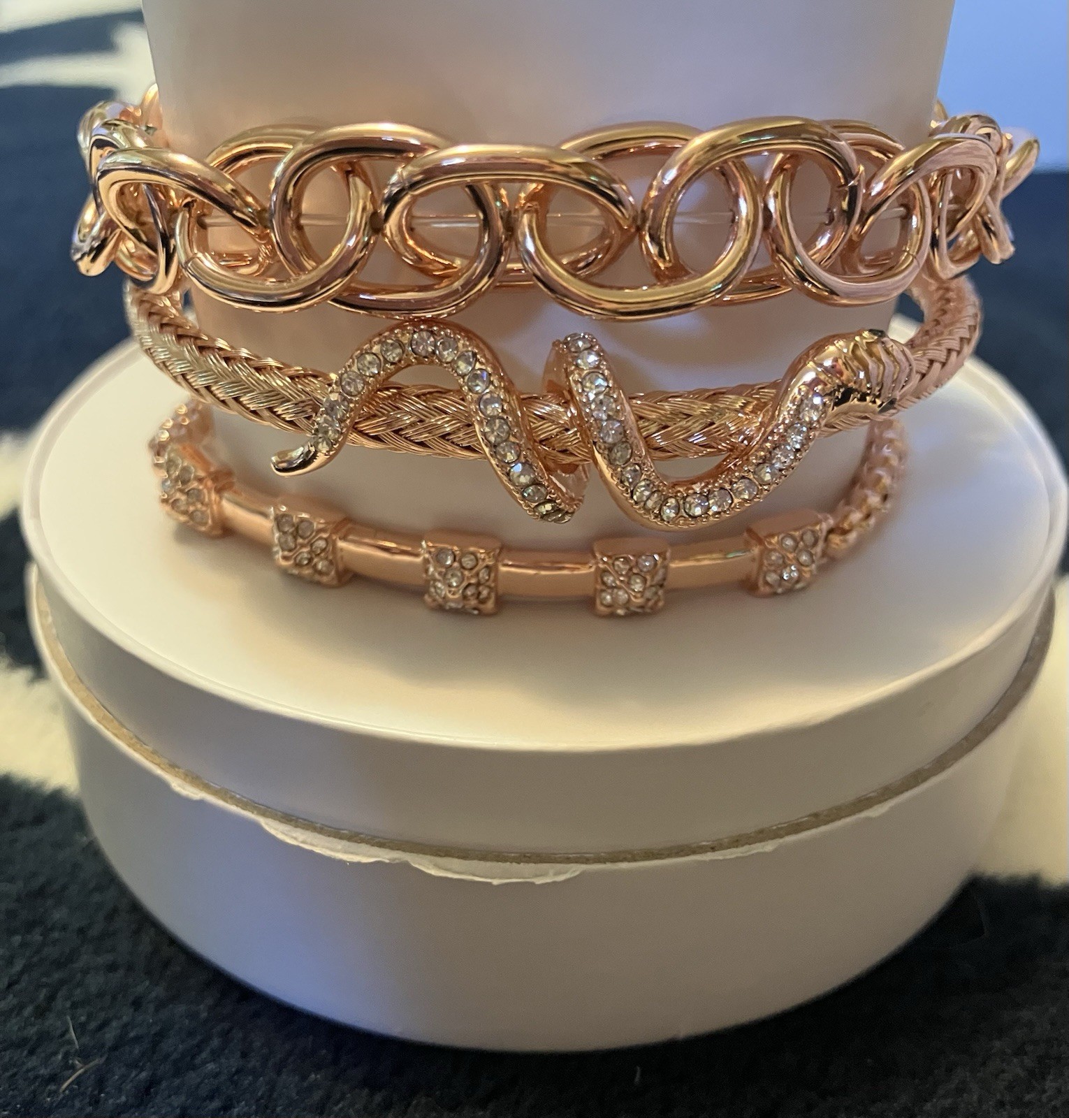 BP 2025 Summer Stacks “Into The Unknown” Snake 🐍 3 RG Bracelet Set