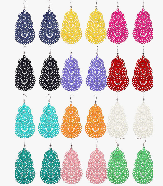 **CLEARANCE** Beautiful Metal alloy earrings – Dainty – stunning colors