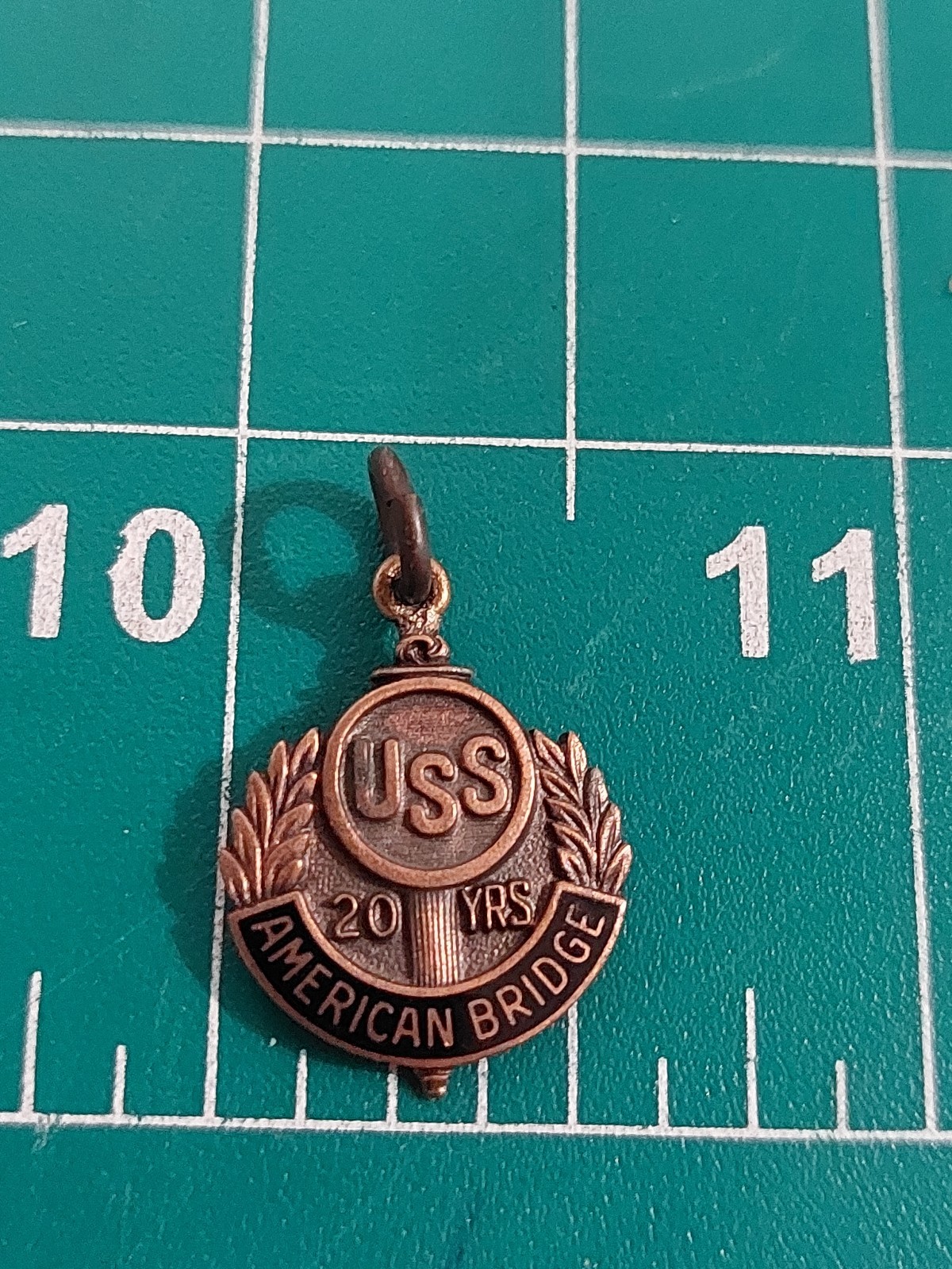 United States Steel Corp. USS AMERICAN BRIDGE 20 Years Service Charm