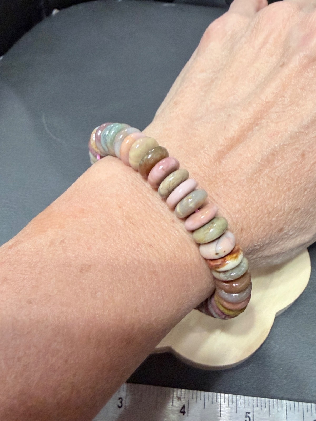 Stunning Stone Alashan Candy Rondell Bracelet – Elastic – see Video!!