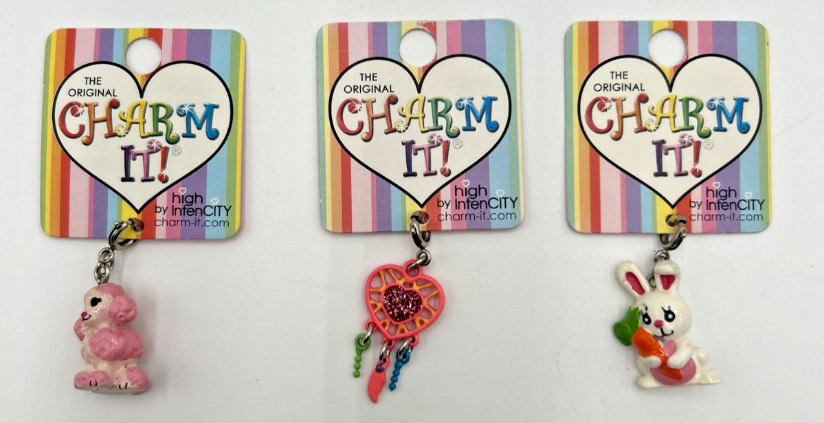 High Intencity CHARM IT! Bracelet Charms by High IntenCity LOT OF 3
