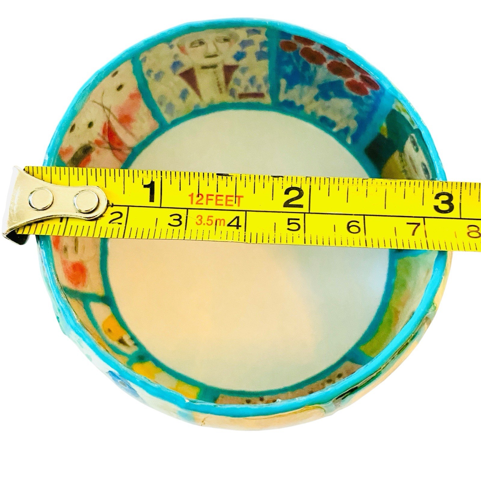 Handmade Artist L.eeGodie By Julie Decoupage Bangle Bracelet