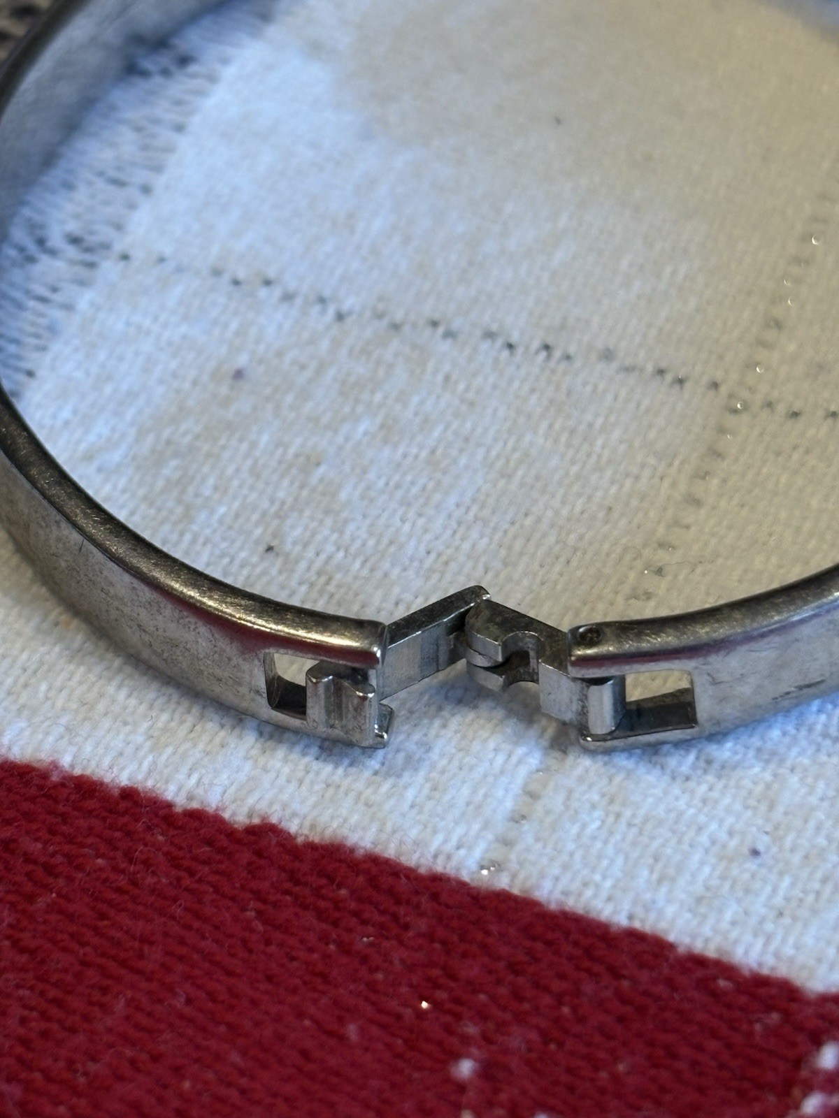 Vintage Rhinestone Buckle Bracelet