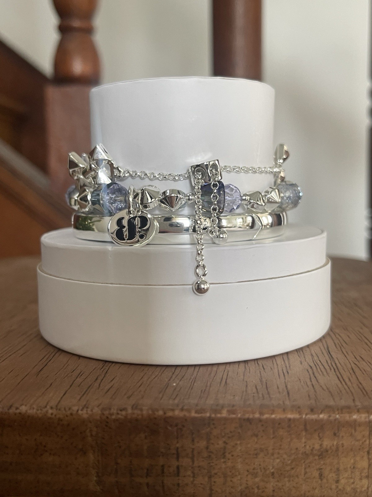 Bomb Party 2026 Spring Stack – Bracelets – “Blooming Beauty” – Bouquet Rhodium