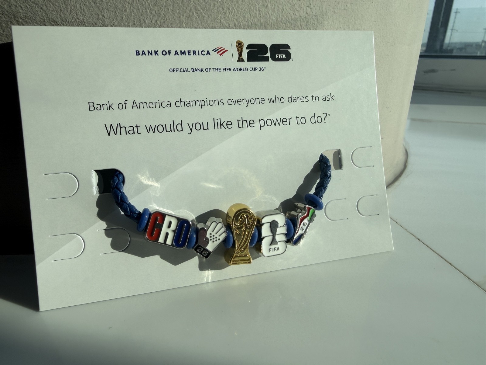 FIFA 2026 World Cup Bracelet Game Day Charms – CROATIA – Collectible
