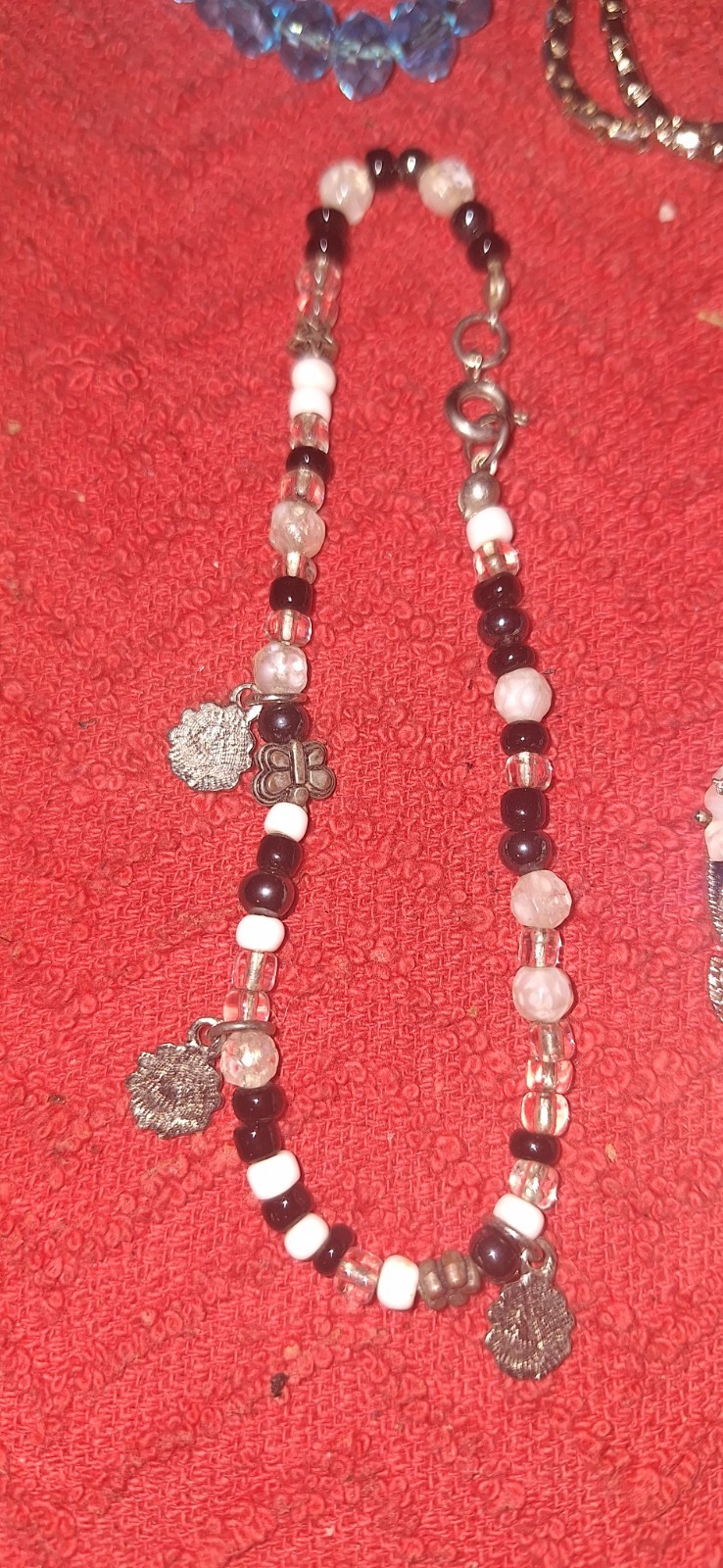 Lot Of 12 Fashion and Stretch Beaded Bracelets great for dress-up FREE SHIPPING!