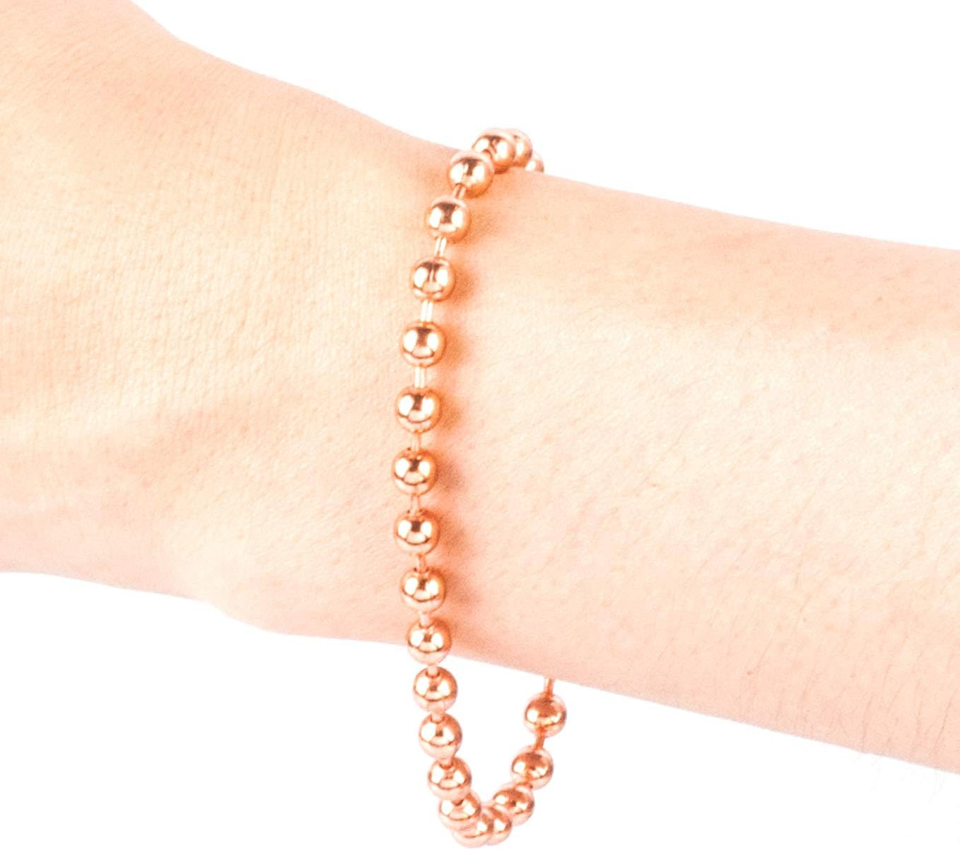 Pure Copper Bracelet for Men and Women – Natural Wellness Jewelry – Single or Do