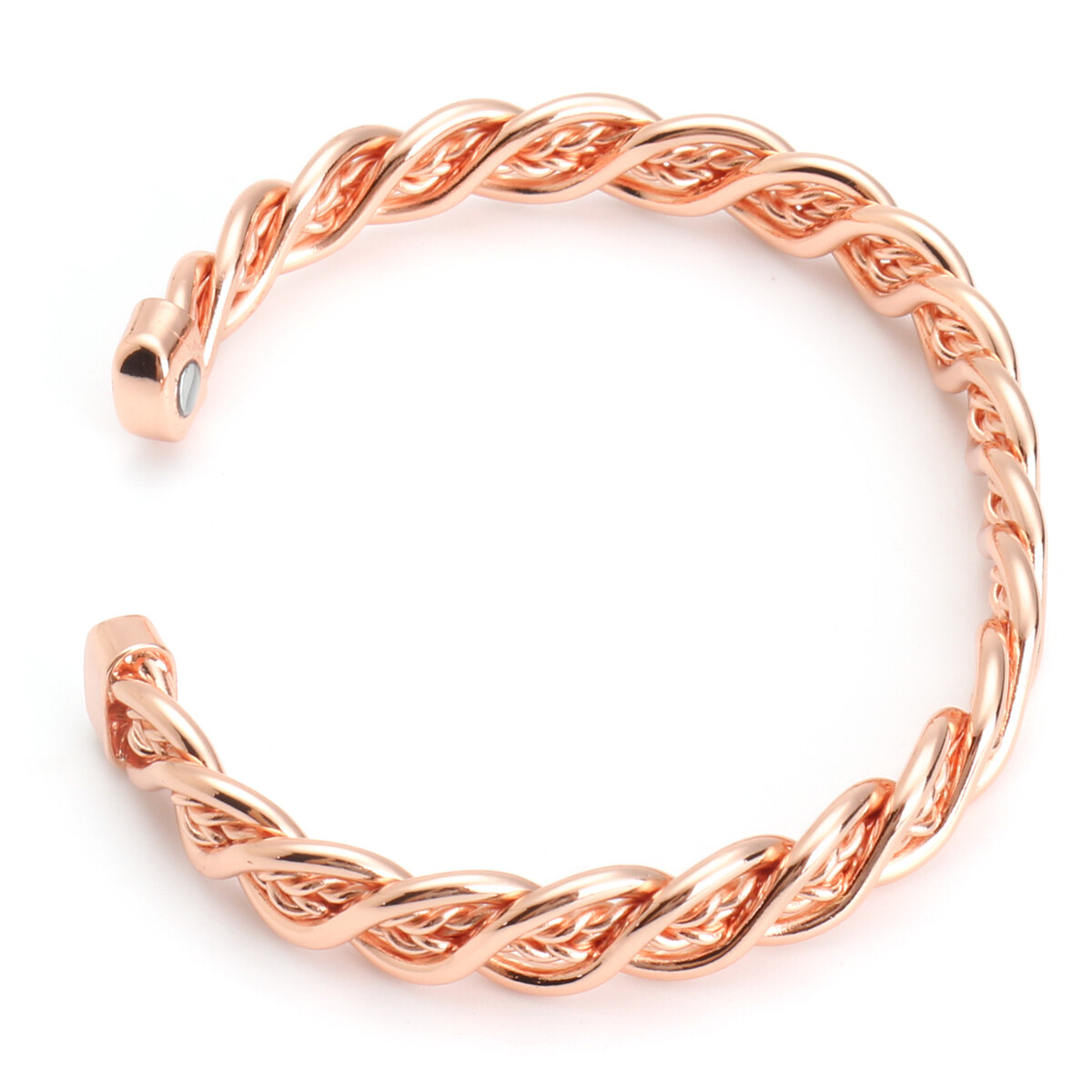 PURE SOLID COPPER MAGNETIC HAMMERED MEN WOMEN BANGLE/BRACELET ARTHRITIS CB06V.