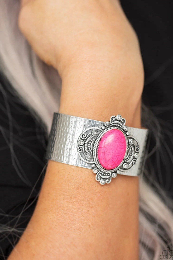 “ Yes I Canyon” Pink Cuff Bracelet Paparazzi