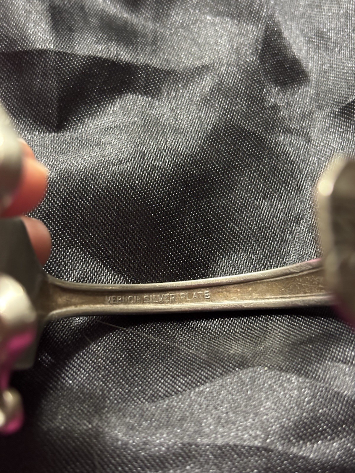Silver Plated Cuff Bracelet with Round Pink Cabochon