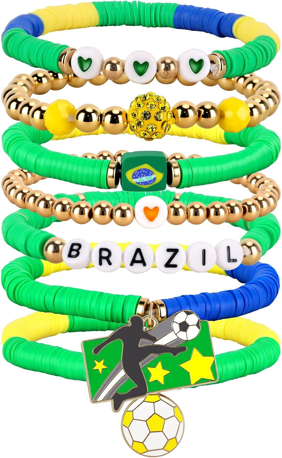 Soccer Bracelet For Women, Game Day Mom Accessories & Outfits Sports Jewelry Fan