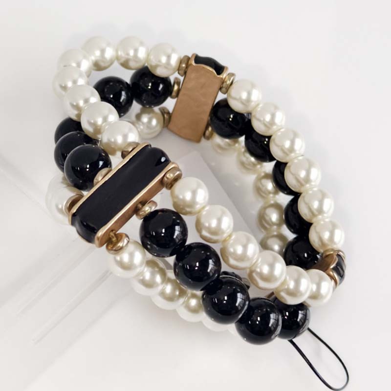 Chicos Beads Stretch Statement Bracelet Chic Women Party Vacation Jewelry Gift